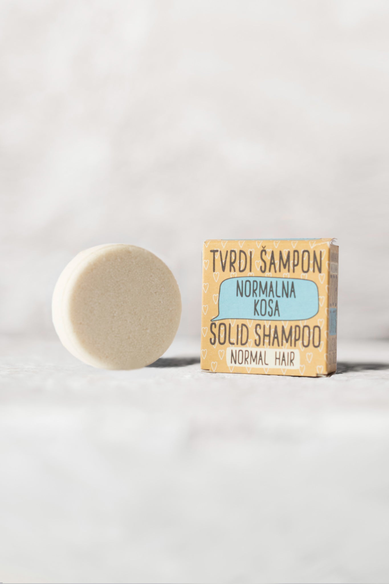 Solid Hair Shampoo for Normal Hair [Oatmeal, Macadamia & Cocoa Butter]