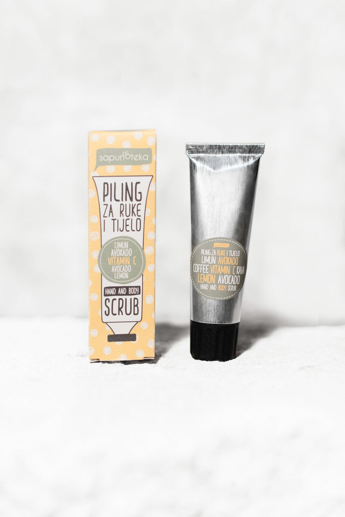 Piling za ruke i tijelo Kava & vitamin C – Sapunoteka